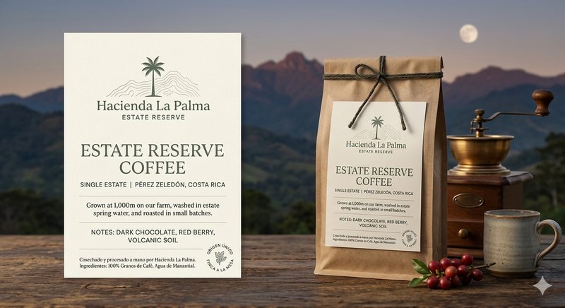 Hacienda La Palma Estate Reserve Coffee — from cherry to cup