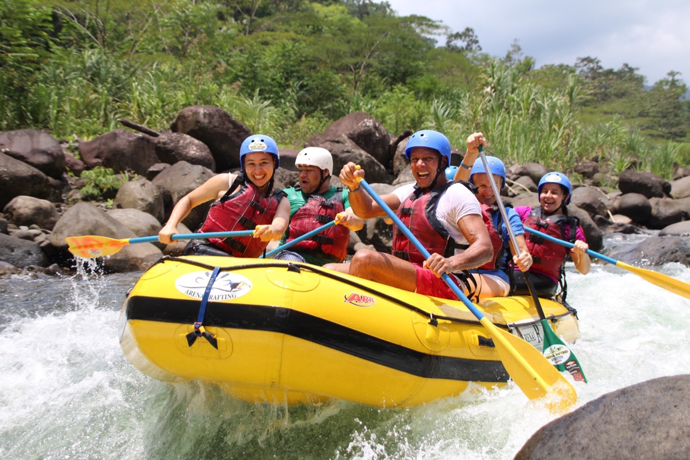 Whitewater rafting in Costa Rica